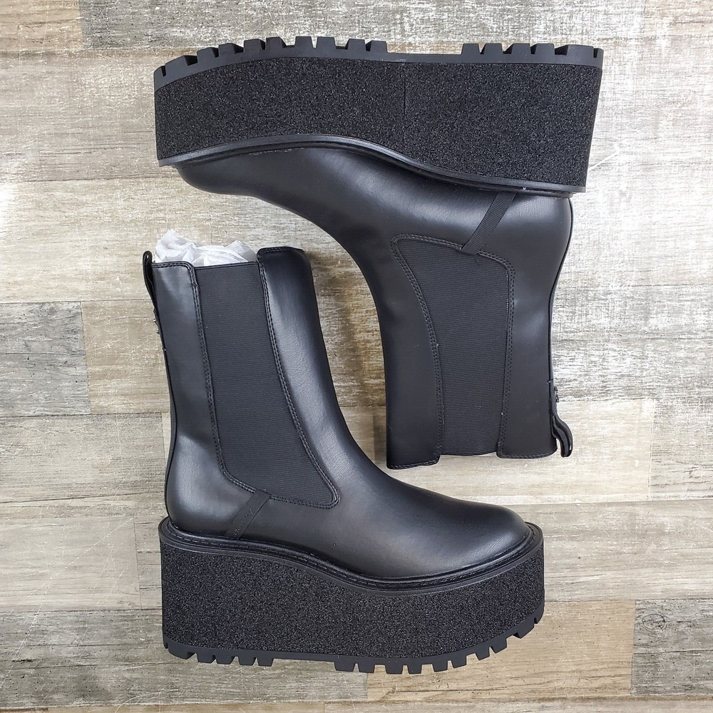 Circus NY by Sam Edelman Susan Womens Chelsea Boots Sz 8.5 M Wedge Platform Boot